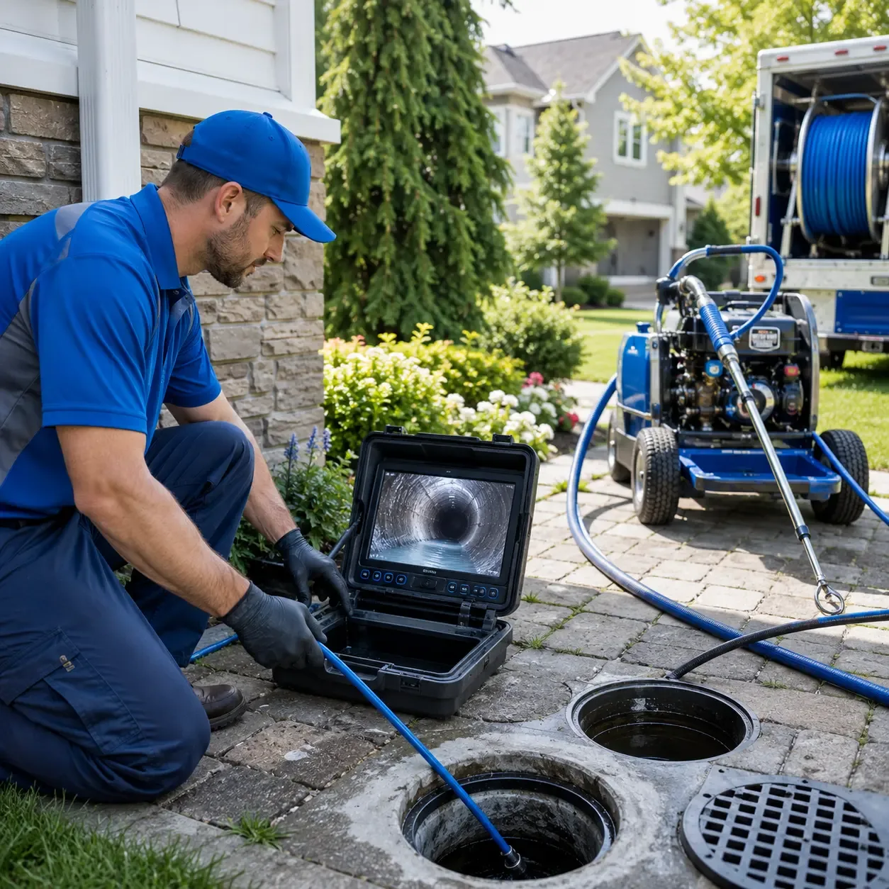 Outdoor drain cleaning professionals serving Drake, ND
